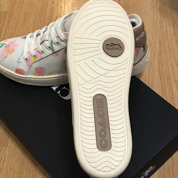 🌺🍃 Coach Clip Low Top Sneaker Dreamy Floral Print  6.5 7 8 8.5 9 9.5 10 11 - Picture 11 of 15